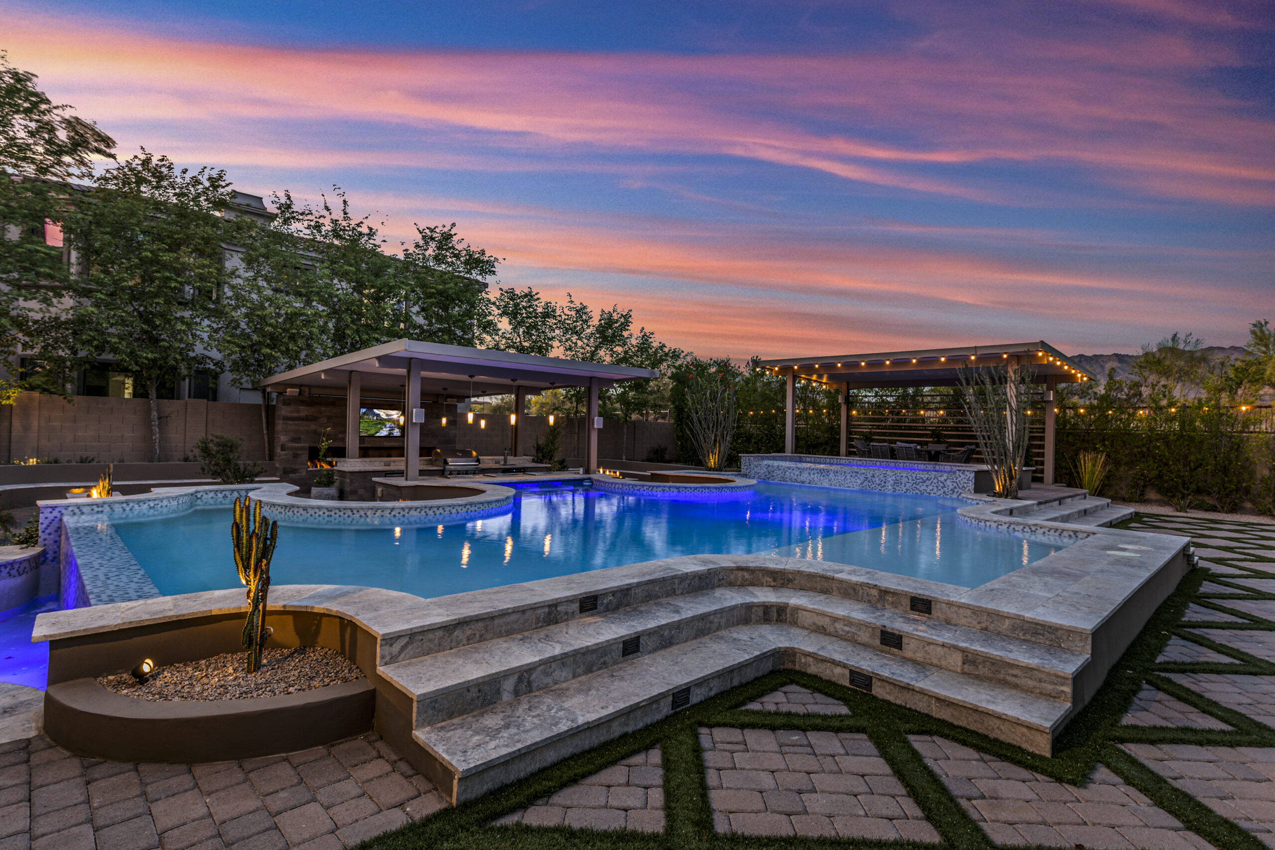 Residential Pools Phoenix Tribal Waters Custom Pool & Spa